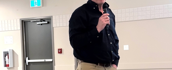 HM Bill Alford speaking